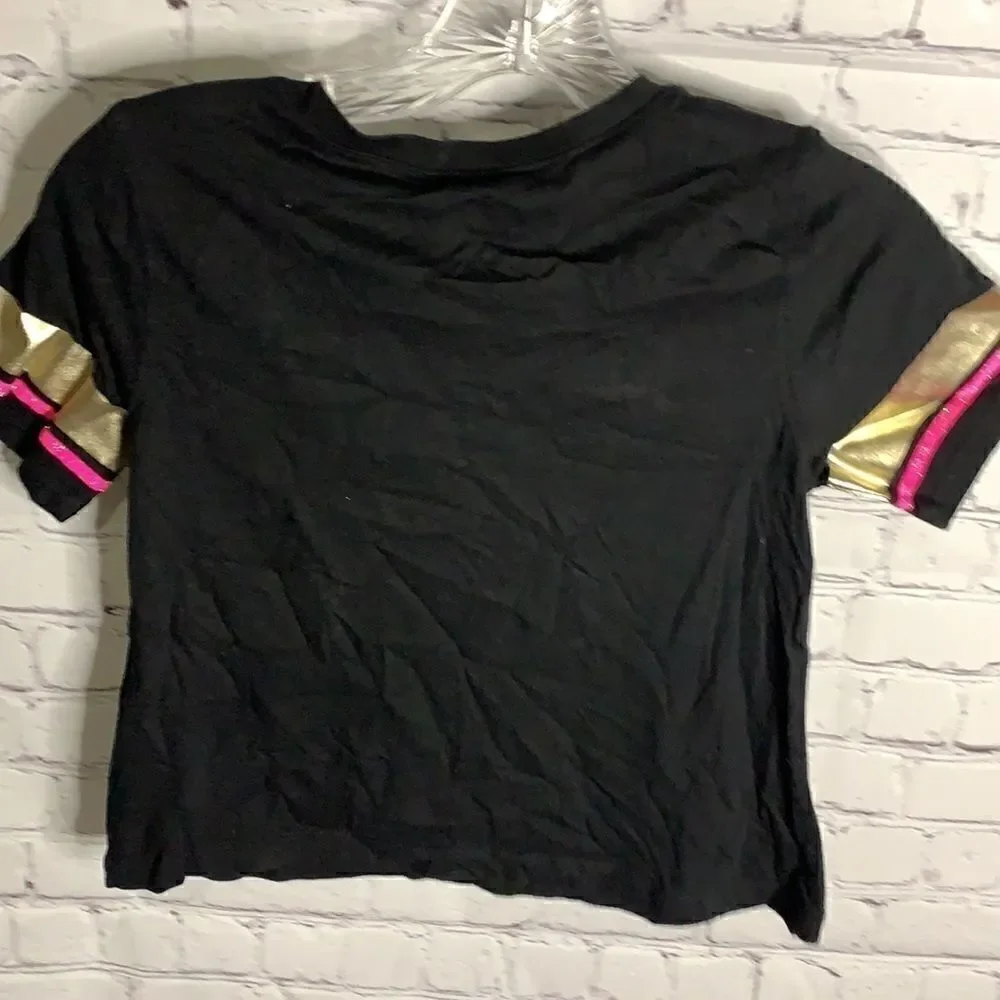 Justice Sparkles & Sequins Blue Pink Shirt Lot 12